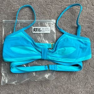 93 Play Street SOPHIE Top in Atlantic Ocean Blue